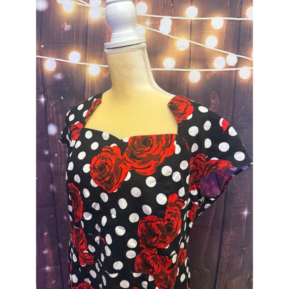 Vintage Style Polka Dot Dress - Picture 1 of 5